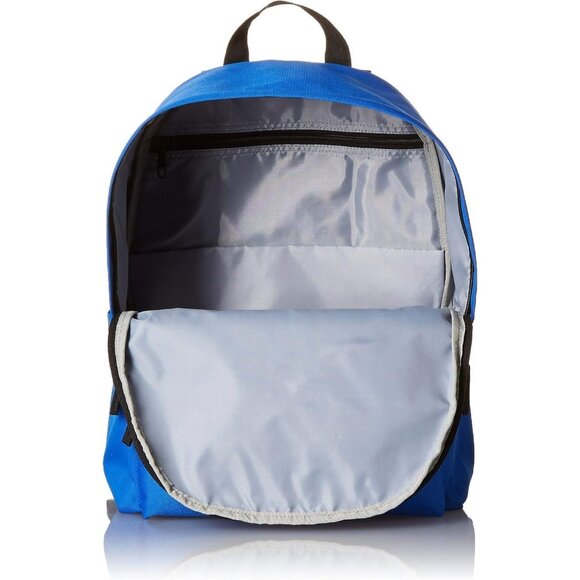 🆕 Men Blue Classic School Featuring Adjustable Padded Double-Zipper Backpack - Picture 7 of 7